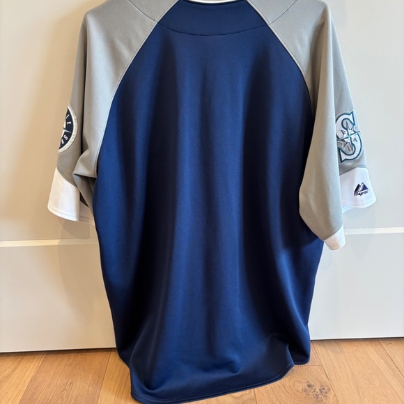 SEATTLE MARINERS BASEBALL SHIRT JERSEY MAJESTICS MEN'S SIZE XL SPORTS ATHLETIC - Picture 2 of 11
